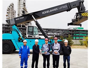 熱烈慶祝科尼正面吊成功交付威海大化倉儲股份有限公司！